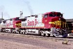 Santa Fe C44-9W #647 east leaves Bakersfeild